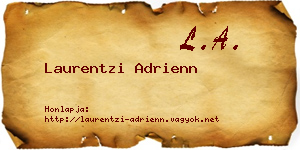 Laurentzi Adrienn névjegykártya